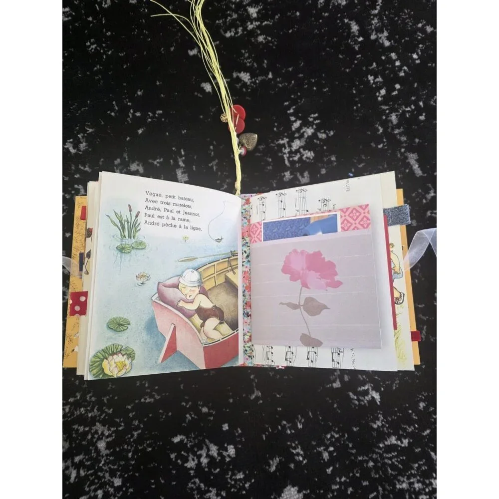 Little Golden Book He Ho! Formez Le Trio Handmade Junk Journal + Original Book
